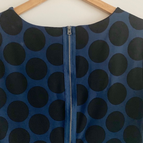 Gap Blue & Black Polka Dot Dress - Picture 3 of 6